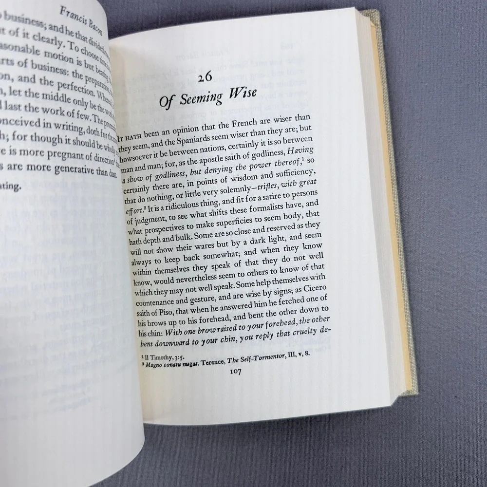 Francis Bacon Essays and New Atlantis Hardcover 1942 Classics‎ Club Philosophy